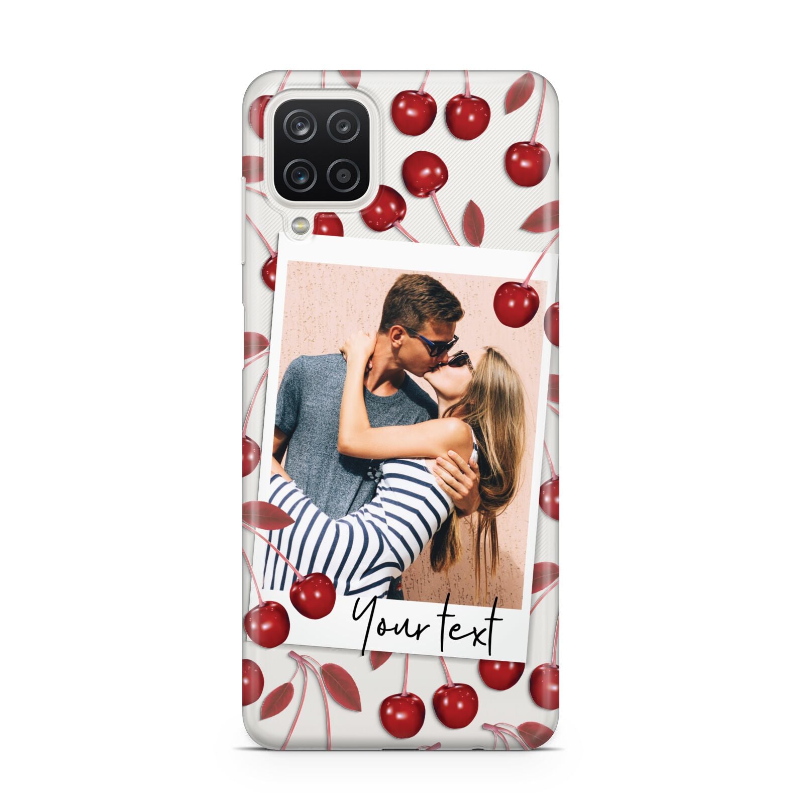 Personalised Photo Cherry Samsung A12 Case