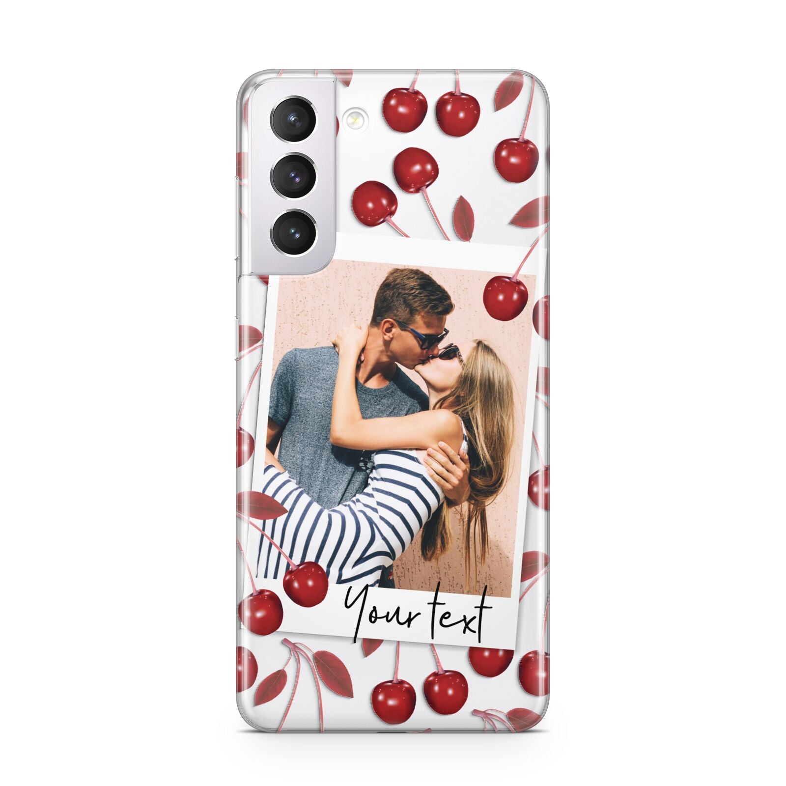 Personalised Photo Cherry Samsung S21 Case