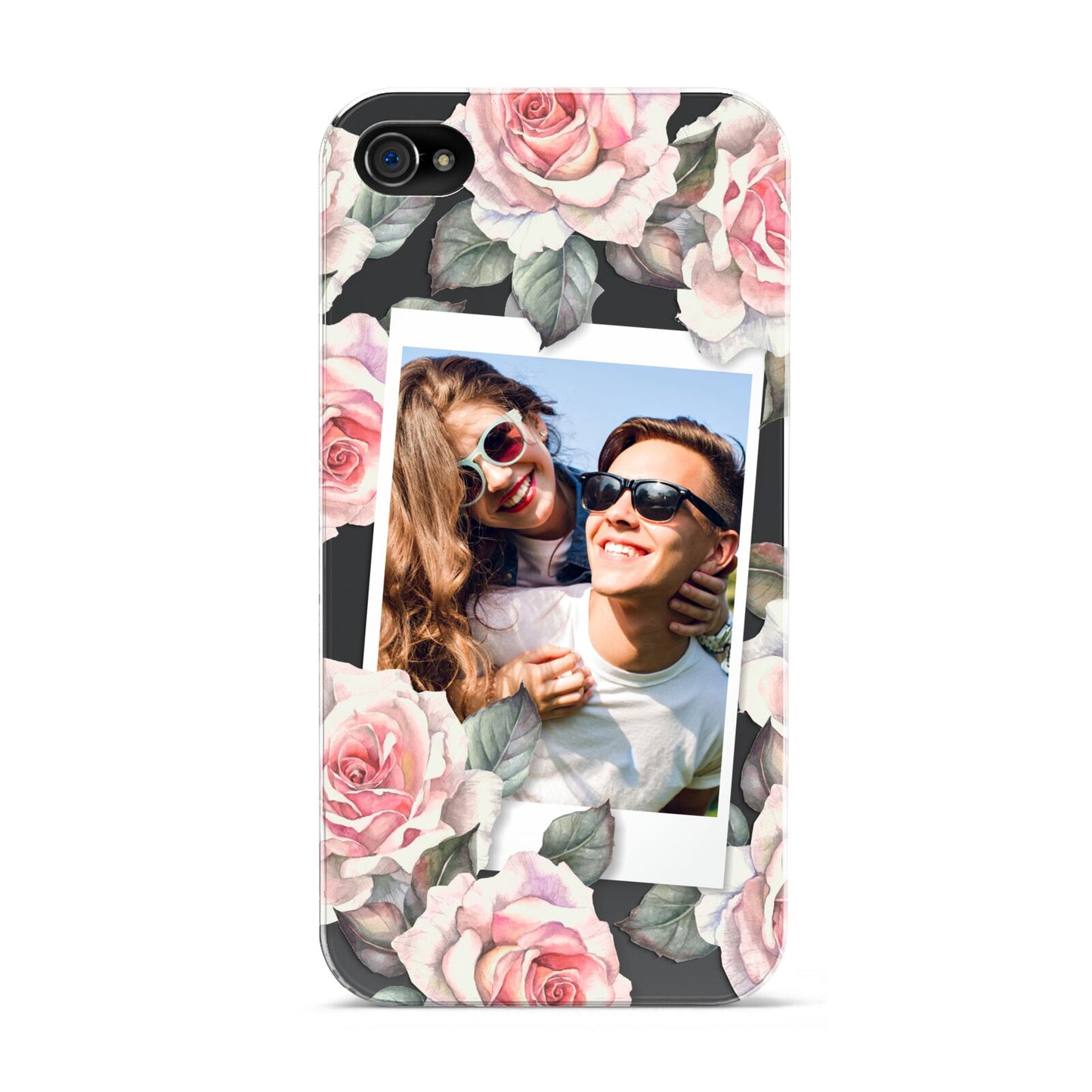 Personalised Photo Floral Apple iPhone 4s Case