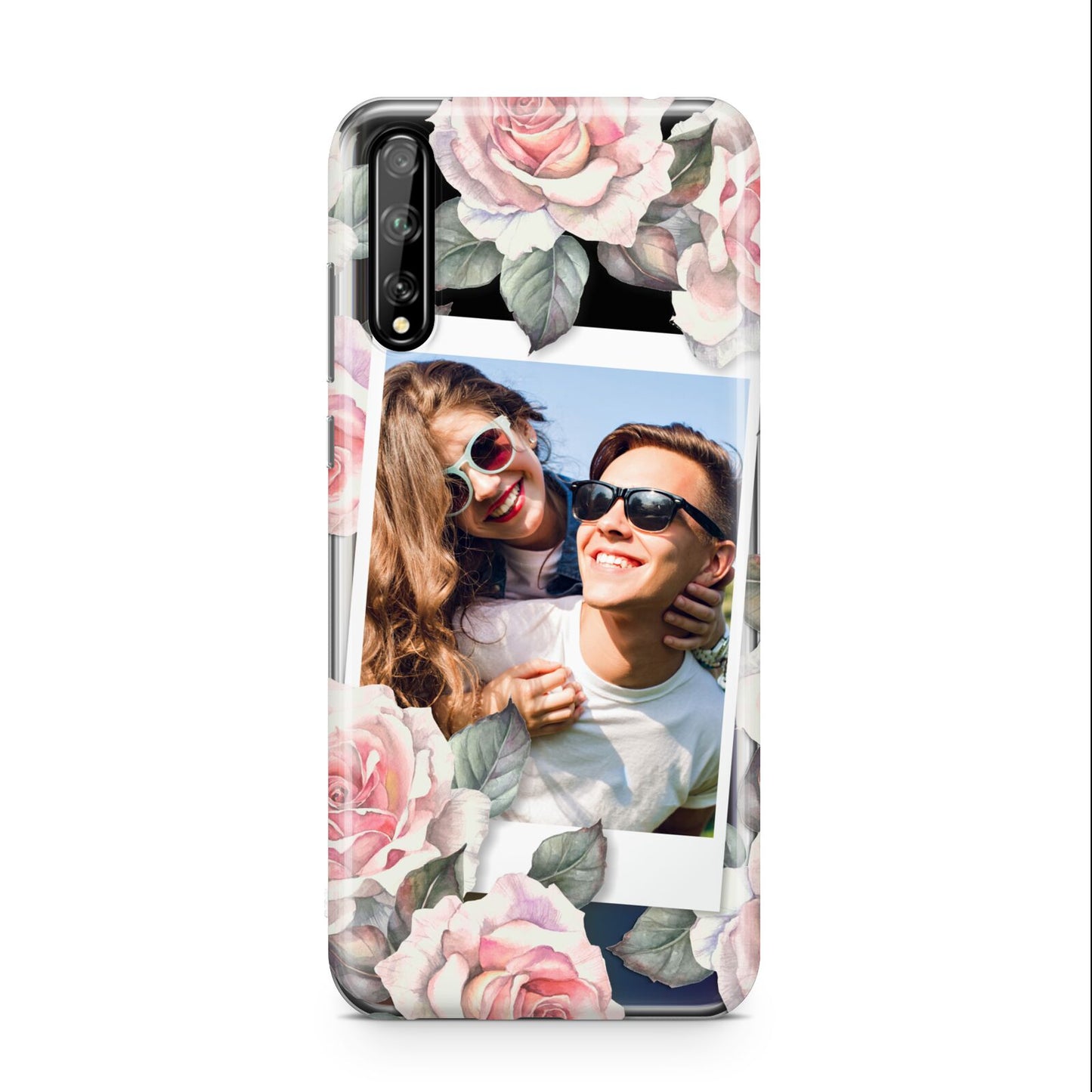 Personalised Photo Floral Huawei Enjoy 10s Phone Case