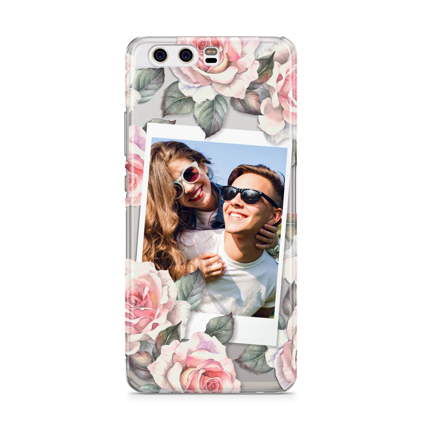 Personalised Photo Floral Huawei P10 Phone Case