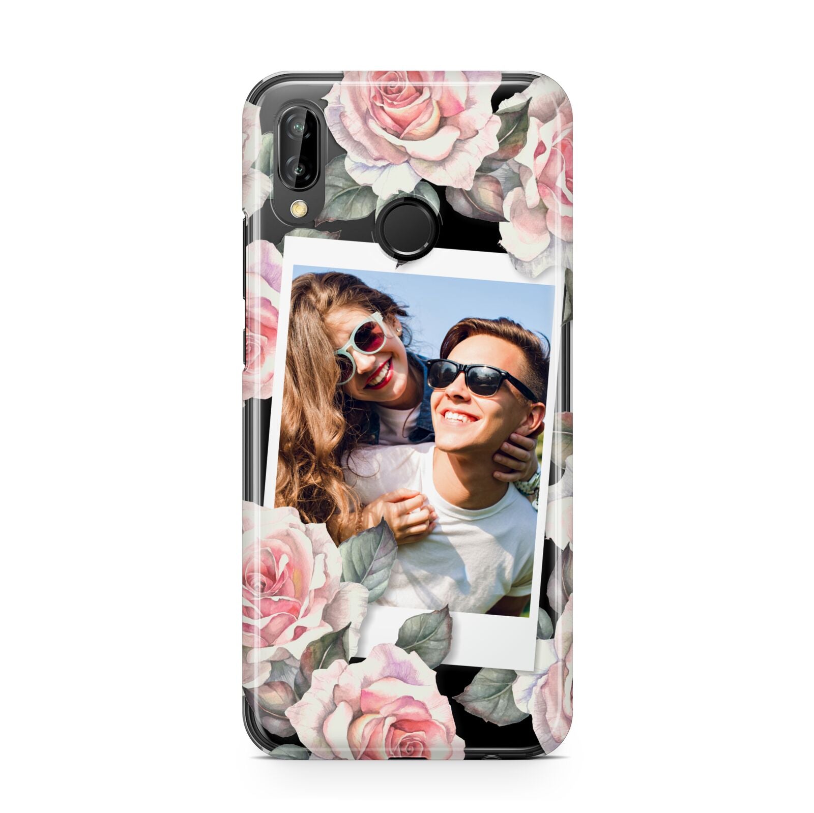 Personalised Photo Floral Huawei P20 Lite Phone Case