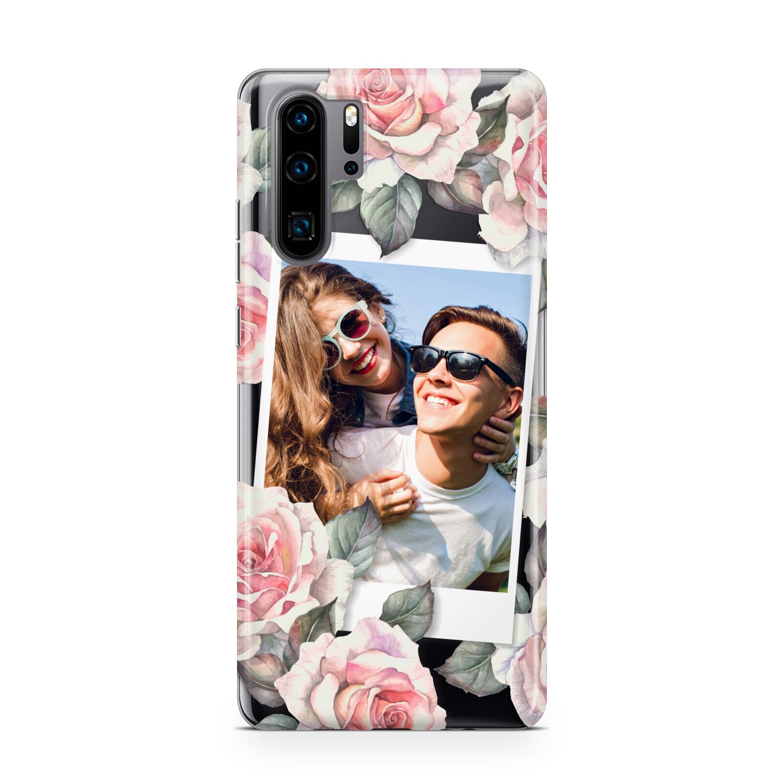 Personalised Photo Floral Huawei P30 Pro Phone Case