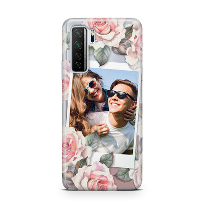 Personalised Photo Floral Huawei P40 Lite 5G Phone Case