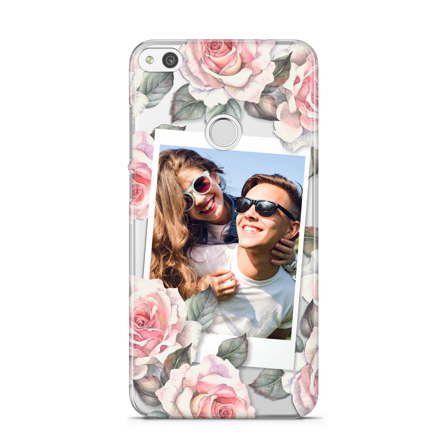 Personalised Photo Floral Huawei P8 Lite Case