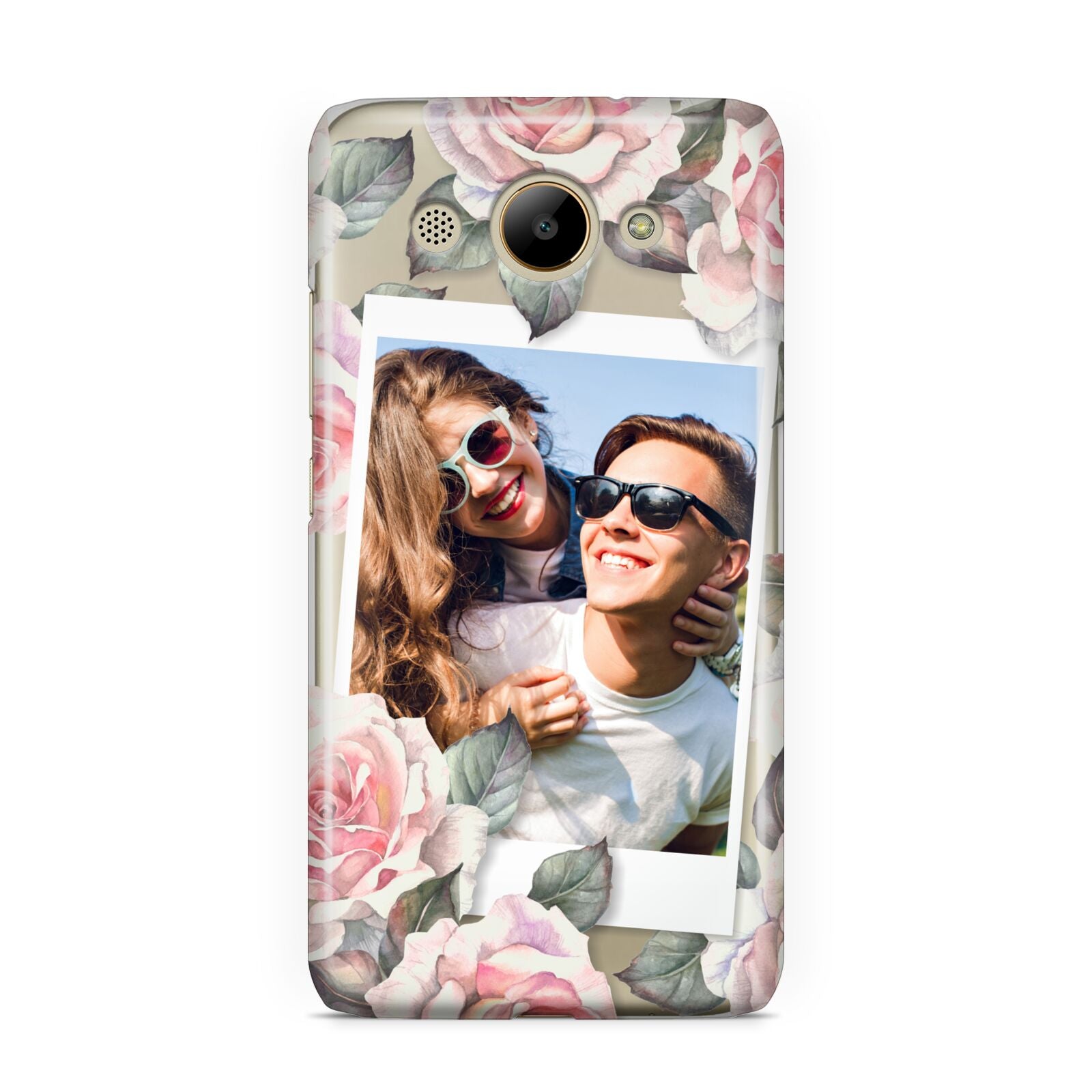 Personalised Photo Floral Huawei Y3 2017