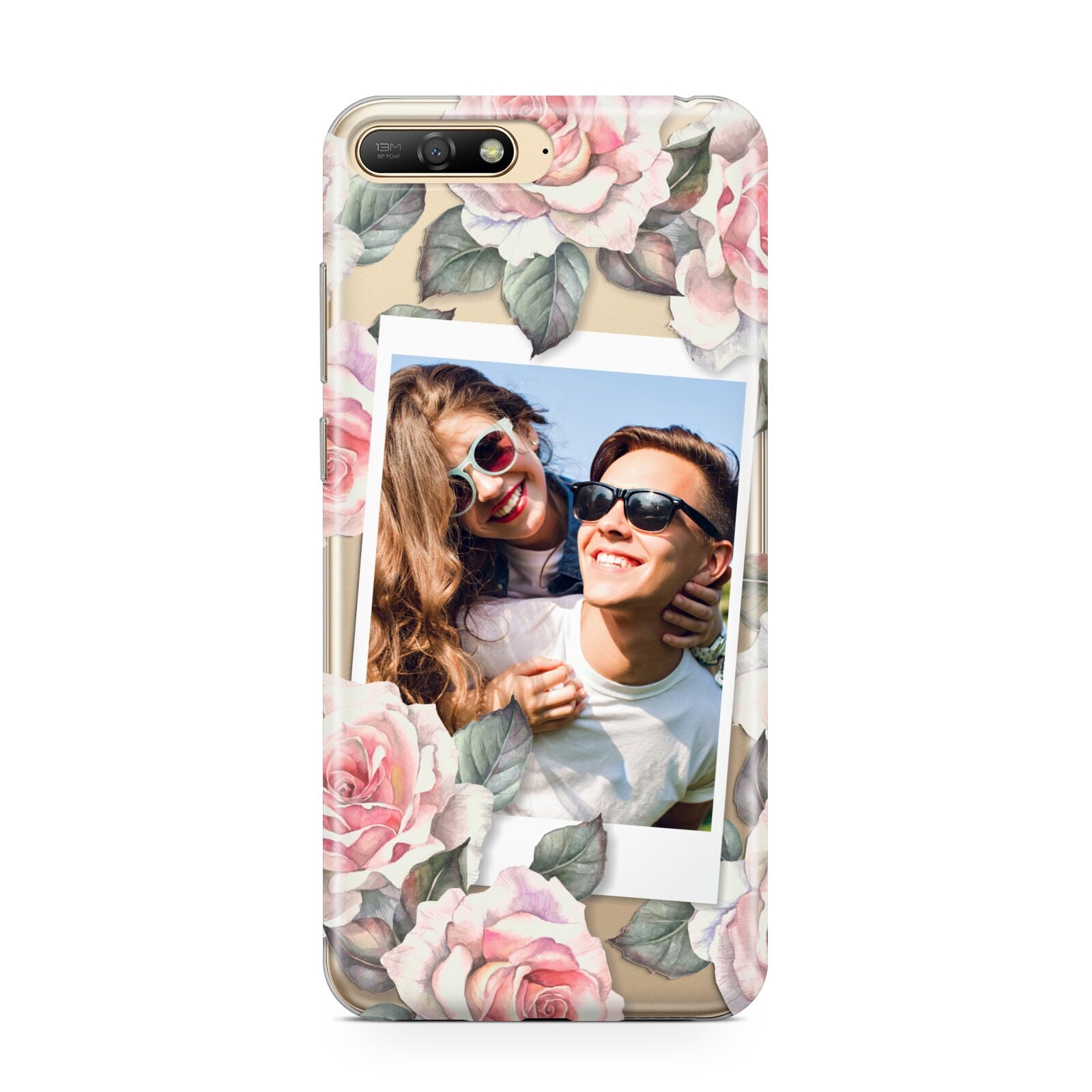 Personalised Photo Floral Huawei Y6 2018