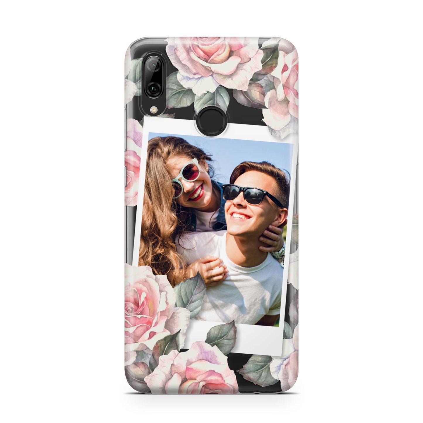 Personalised Photo Floral Huawei Y7 2019