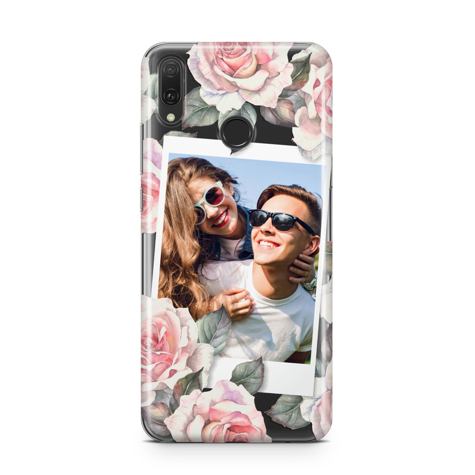 Personalised Photo Floral Huawei Y9 2019