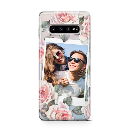 Personalised Photo Floral Protective Samsung Galaxy Case