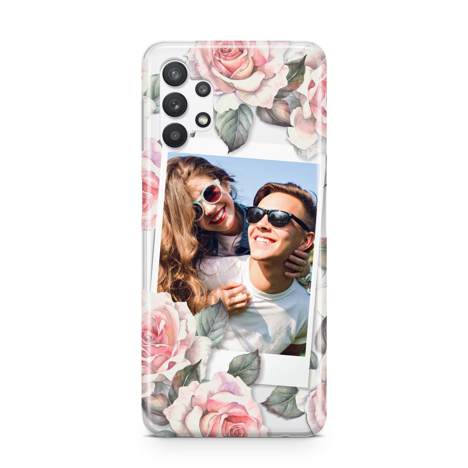 Personalised Photo Floral Samsung A32 5G Case