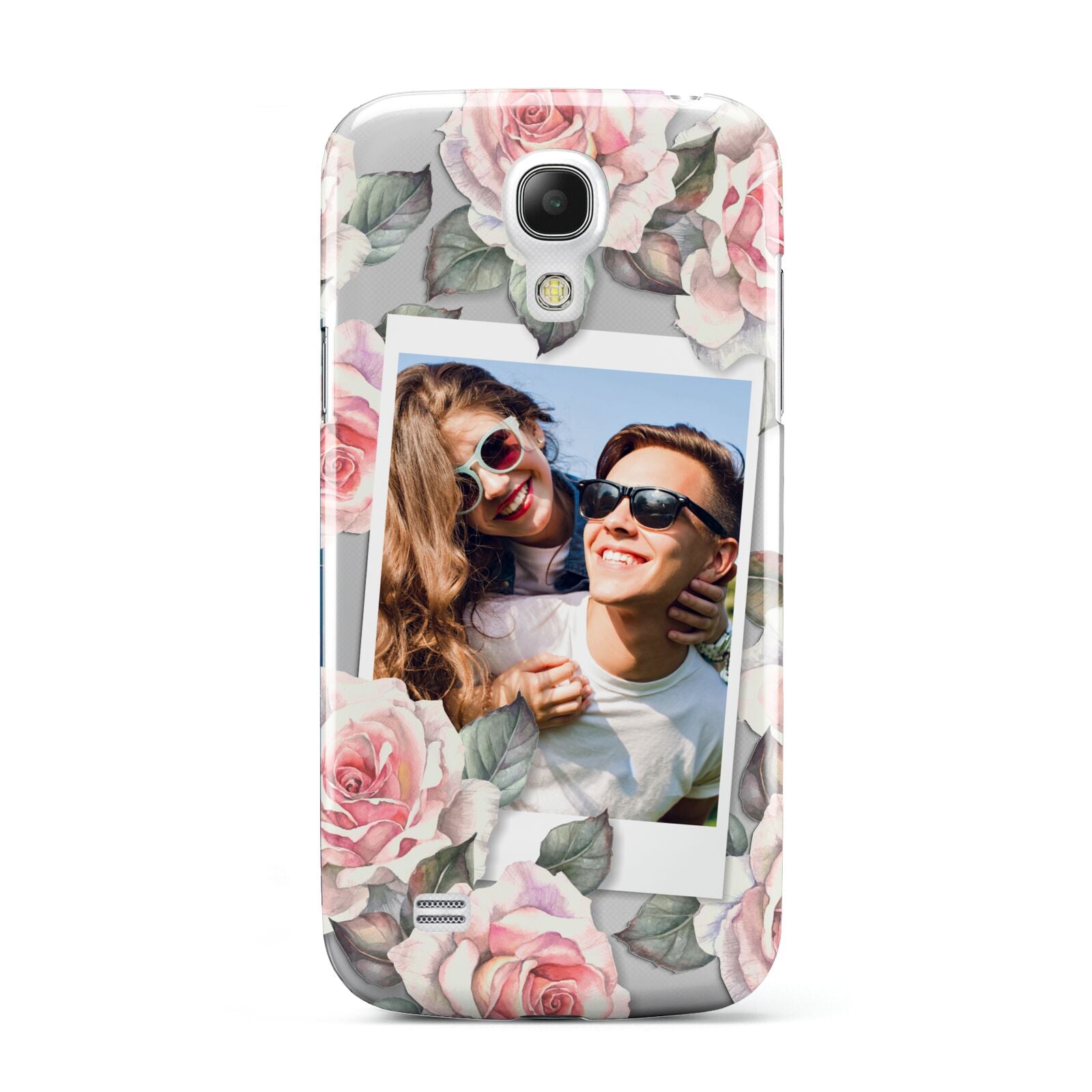 Personalised Photo Floral Samsung Galaxy S4 Mini Case