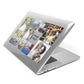 Personalised Photo Grid Apple MacBook Case Side View