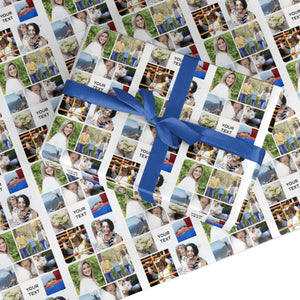 Personalisiertes Photo Grid -Wickelpapier