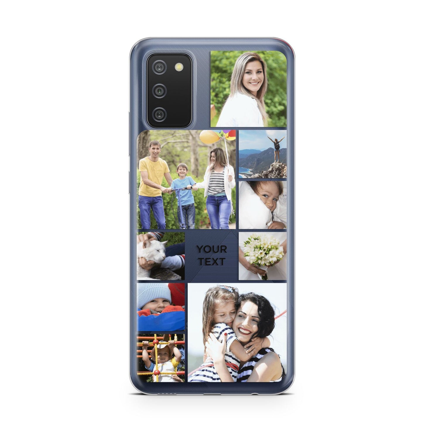 Personalised Photo Grid Samsung A02s Case