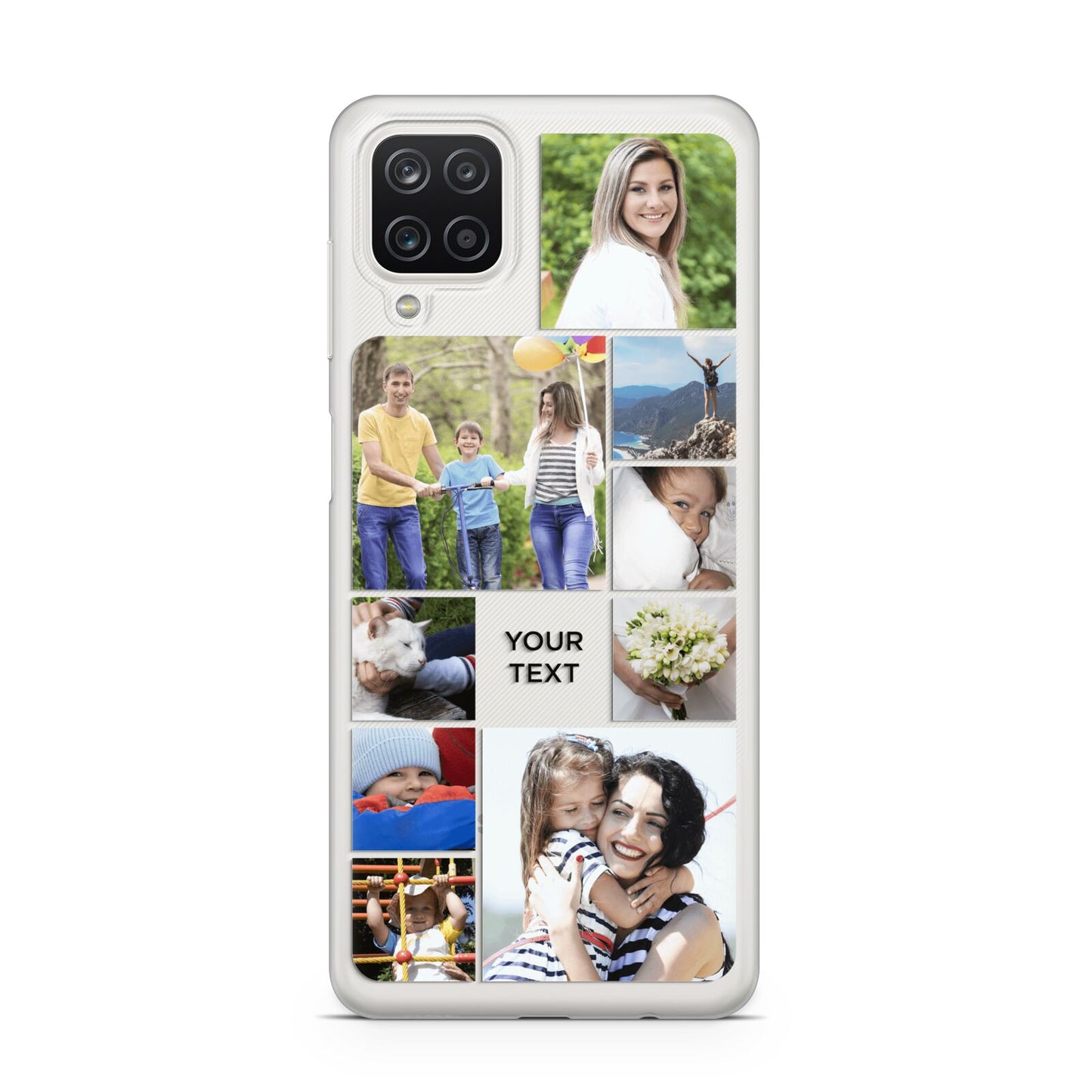 Personalised Photo Grid Samsung A12 Case