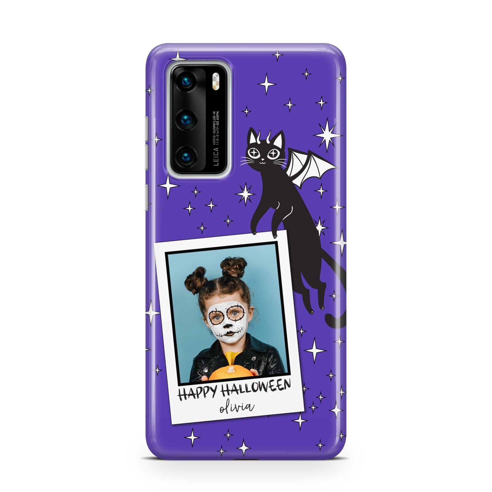 Personalised Photo Halloween Huawei P40 Phone Case