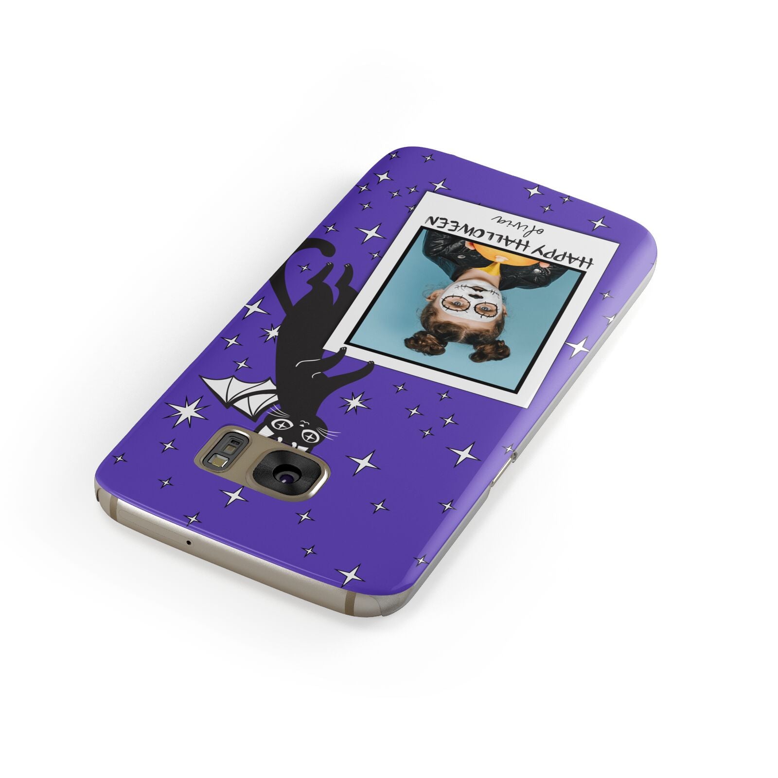 Personalised Photo Halloween Samsung Galaxy Case Front Close Up