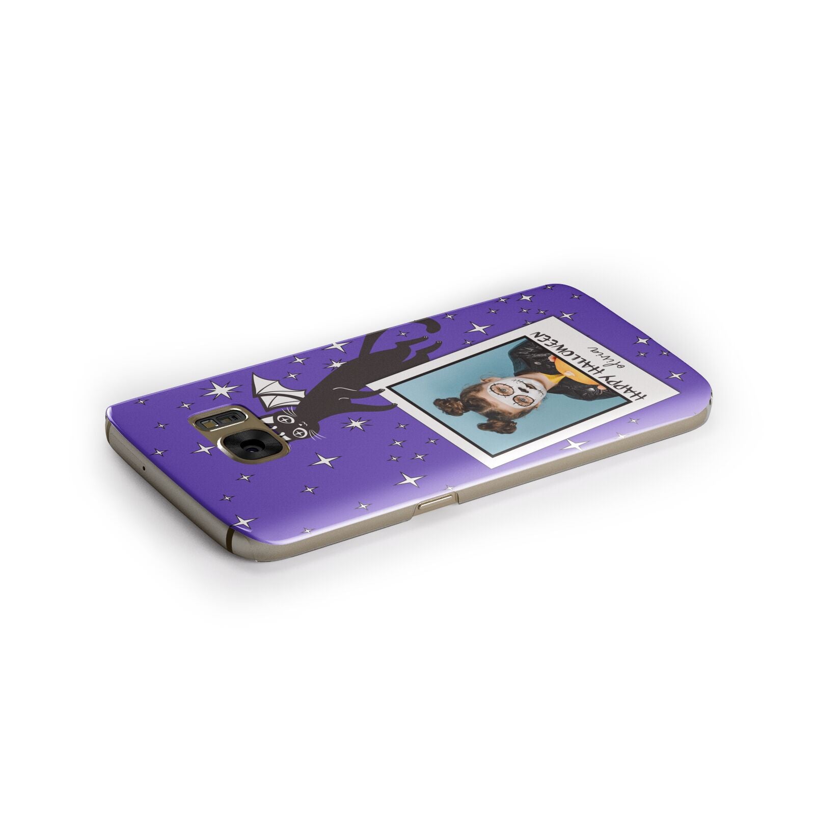 Personalised Photo Halloween Samsung Galaxy Case Side Close Up