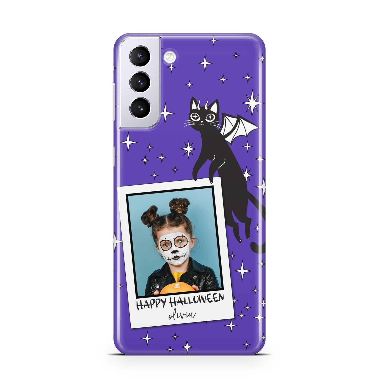 Personalised Photo Halloween Samsung S21 Plus Case