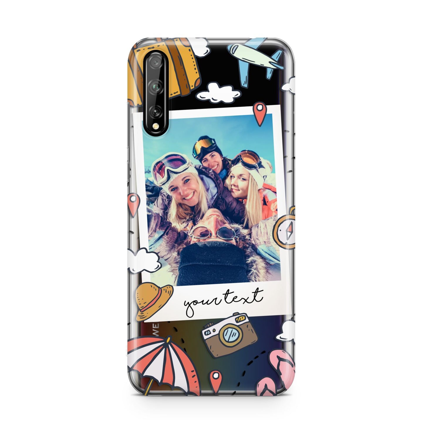 Personalised Photo Holiday Huawei Enjoy 10s Phone Case