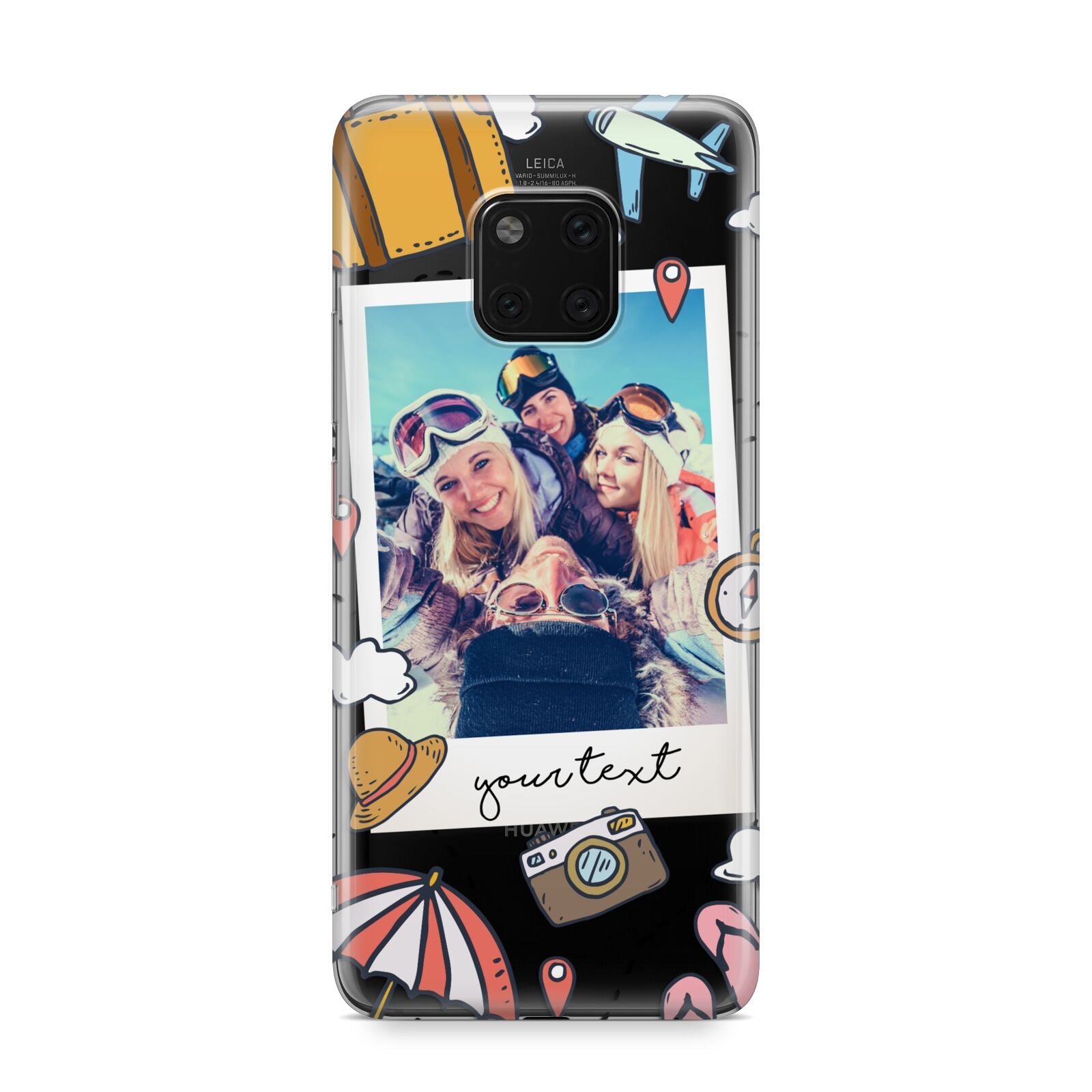 Personalised Photo Holiday Huawei Mate 20 Pro Phone Case