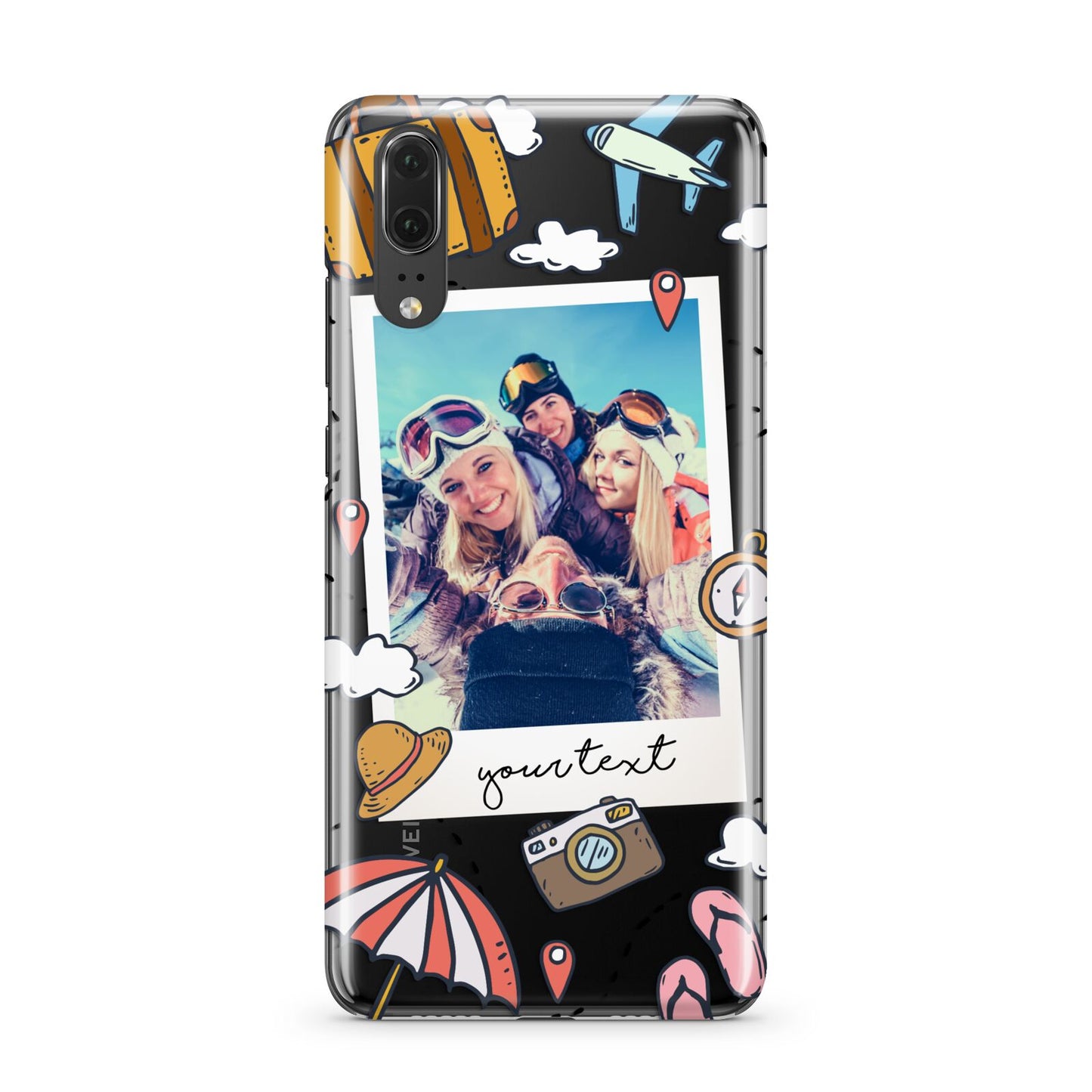 Personalised Photo Holiday Huawei P20 Phone Case