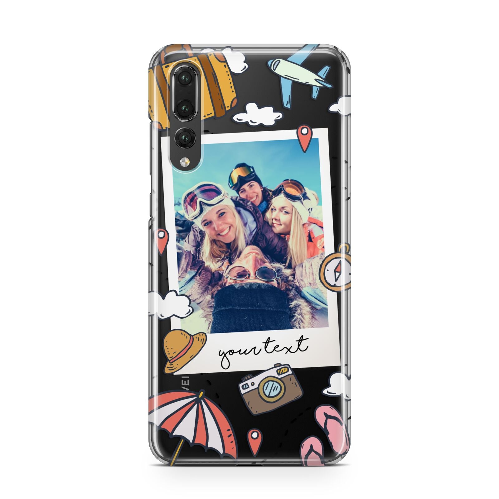 Personalised Photo Holiday Huawei P20 Pro Phone Case