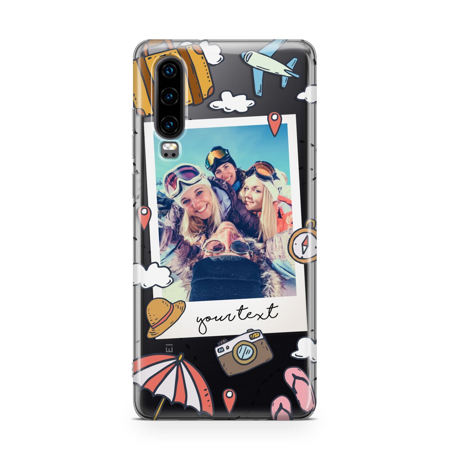 Personalised Photo Holiday Huawei P30 Phone Case