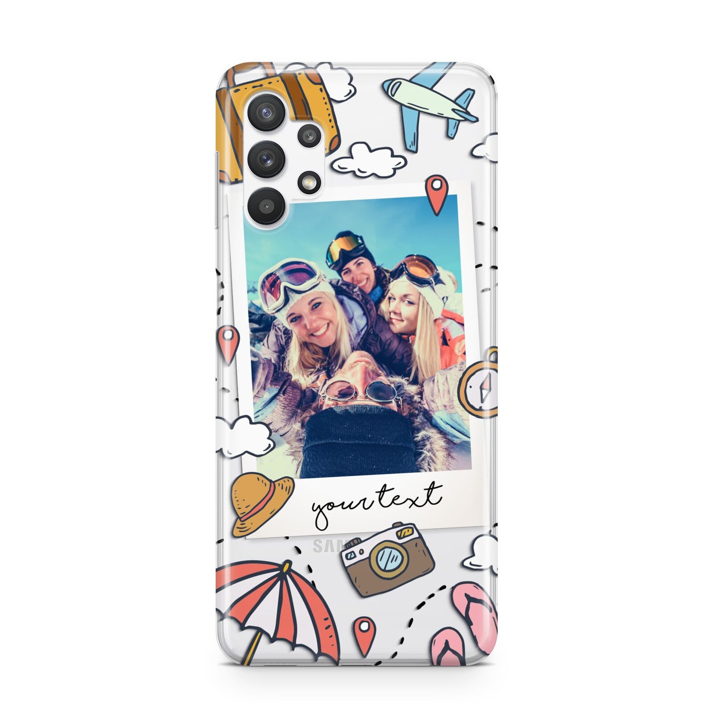 Personalised Photo Holiday Samsung A32 5G Case