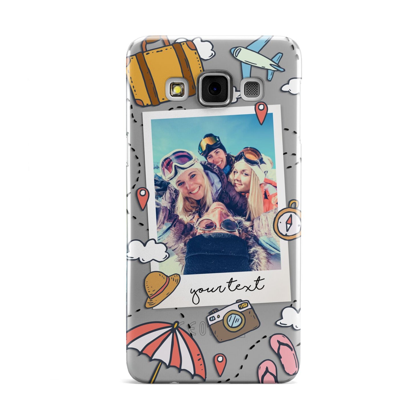 Personalised Photo Holiday Samsung Galaxy A3 Case