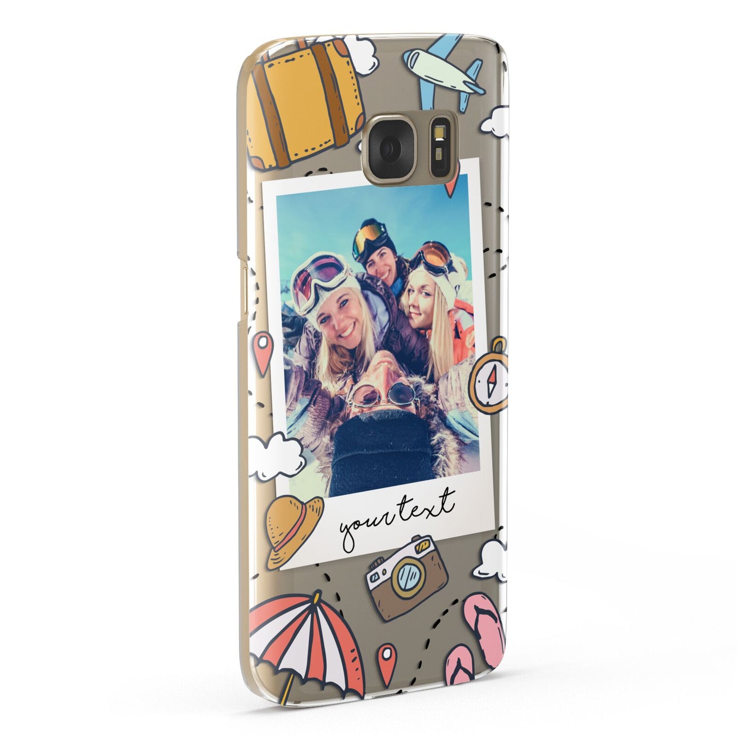 Personalised Photo Holiday Samsung Galaxy Case Fourty Five Degrees