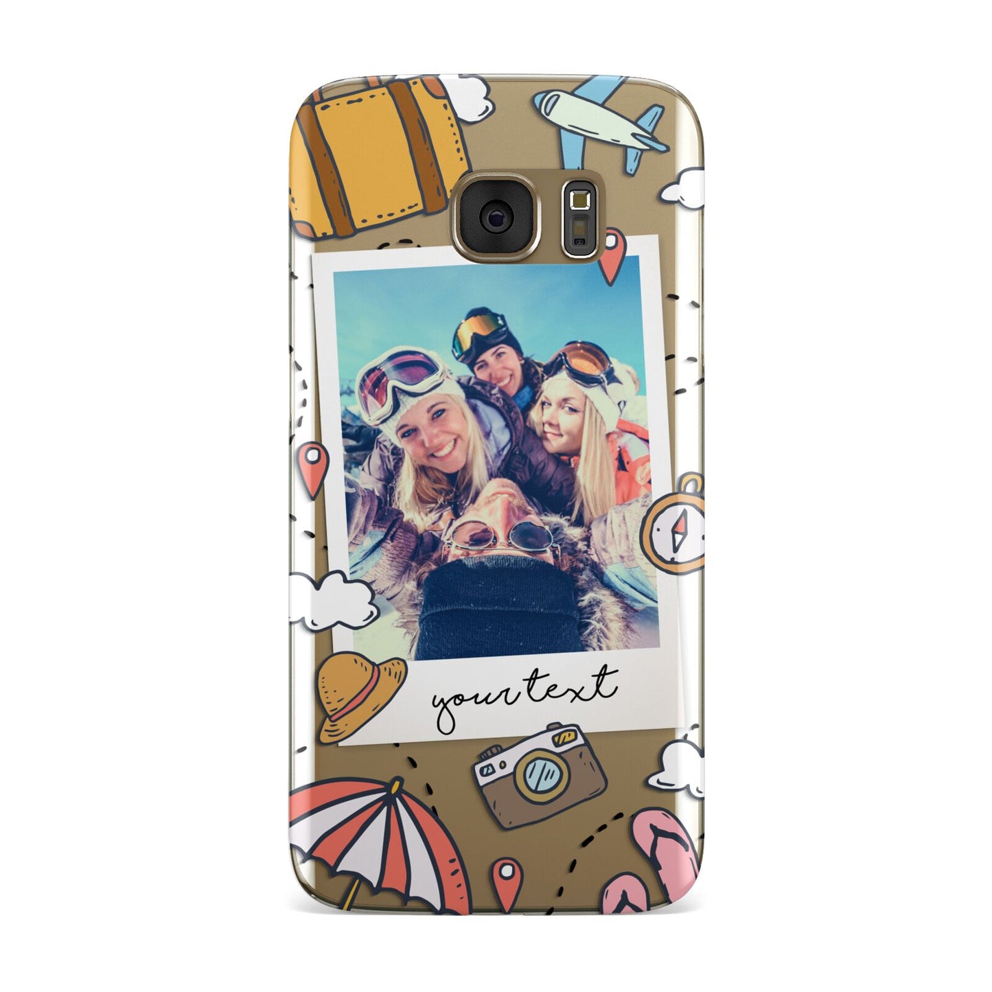 Personalised Photo Holiday Samsung Galaxy Case