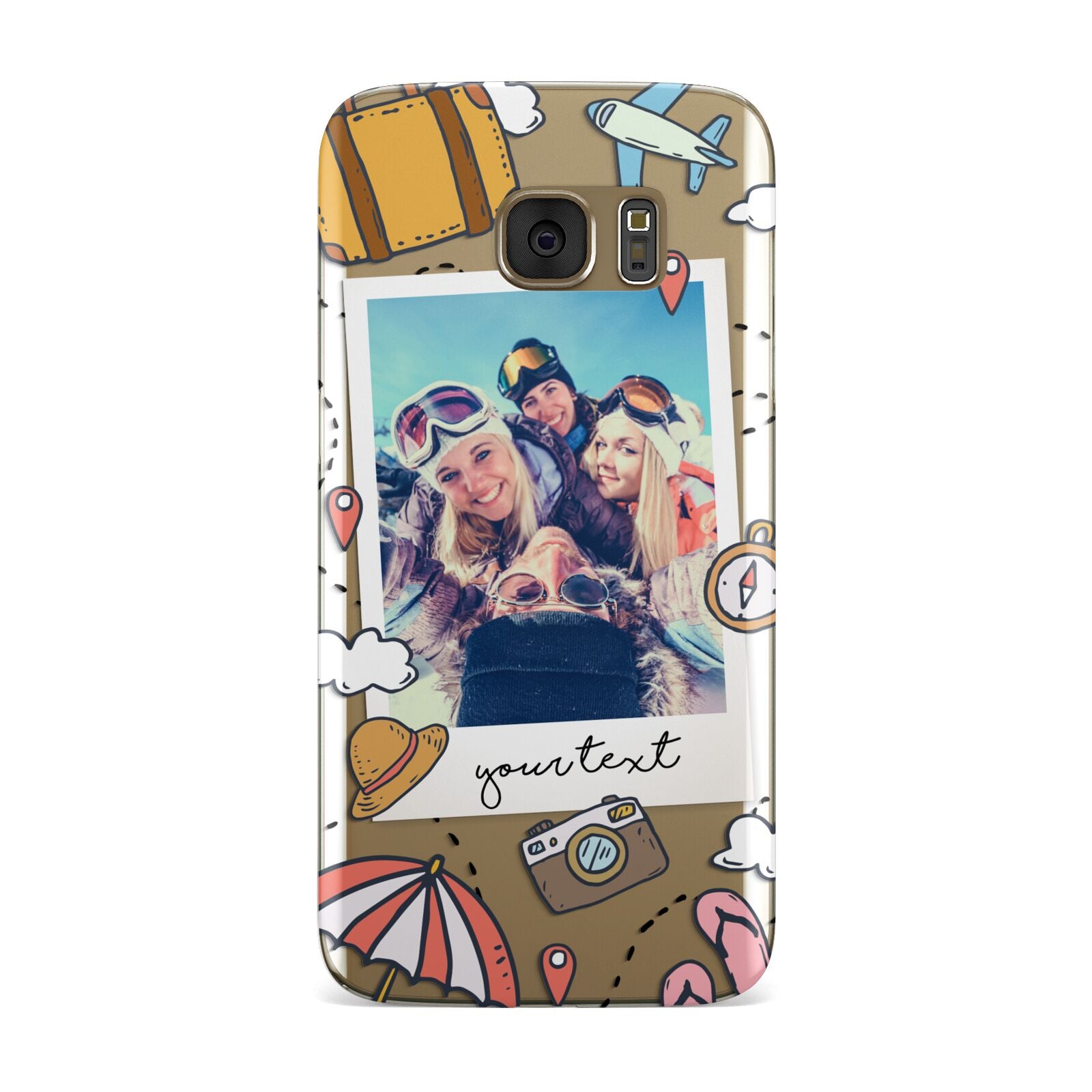 Personalised Photo Holiday Samsung Galaxy Case