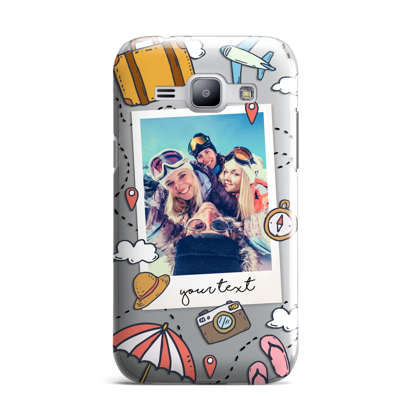 Personalised Photo Holiday Samsung Galaxy J1 2015 Case