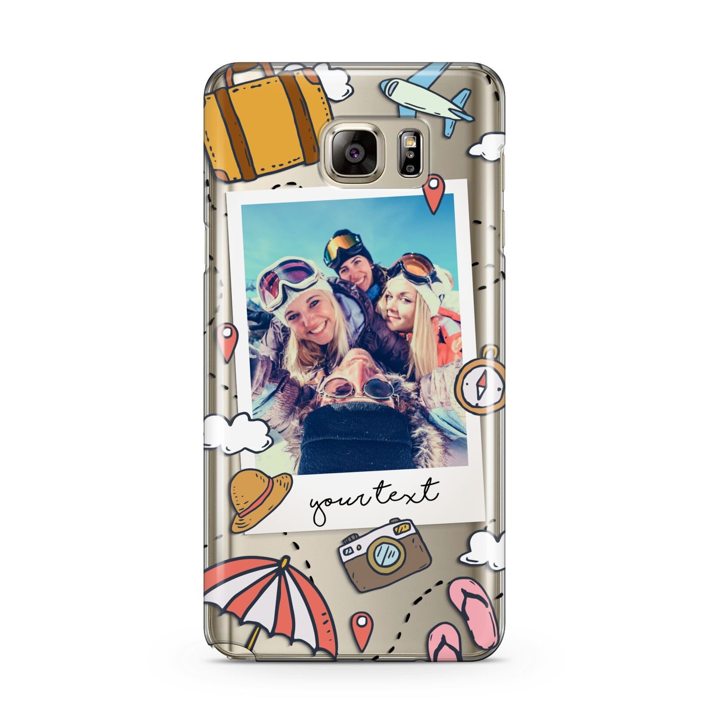 Personalised Photo Holiday Samsung Galaxy Note 5 Case