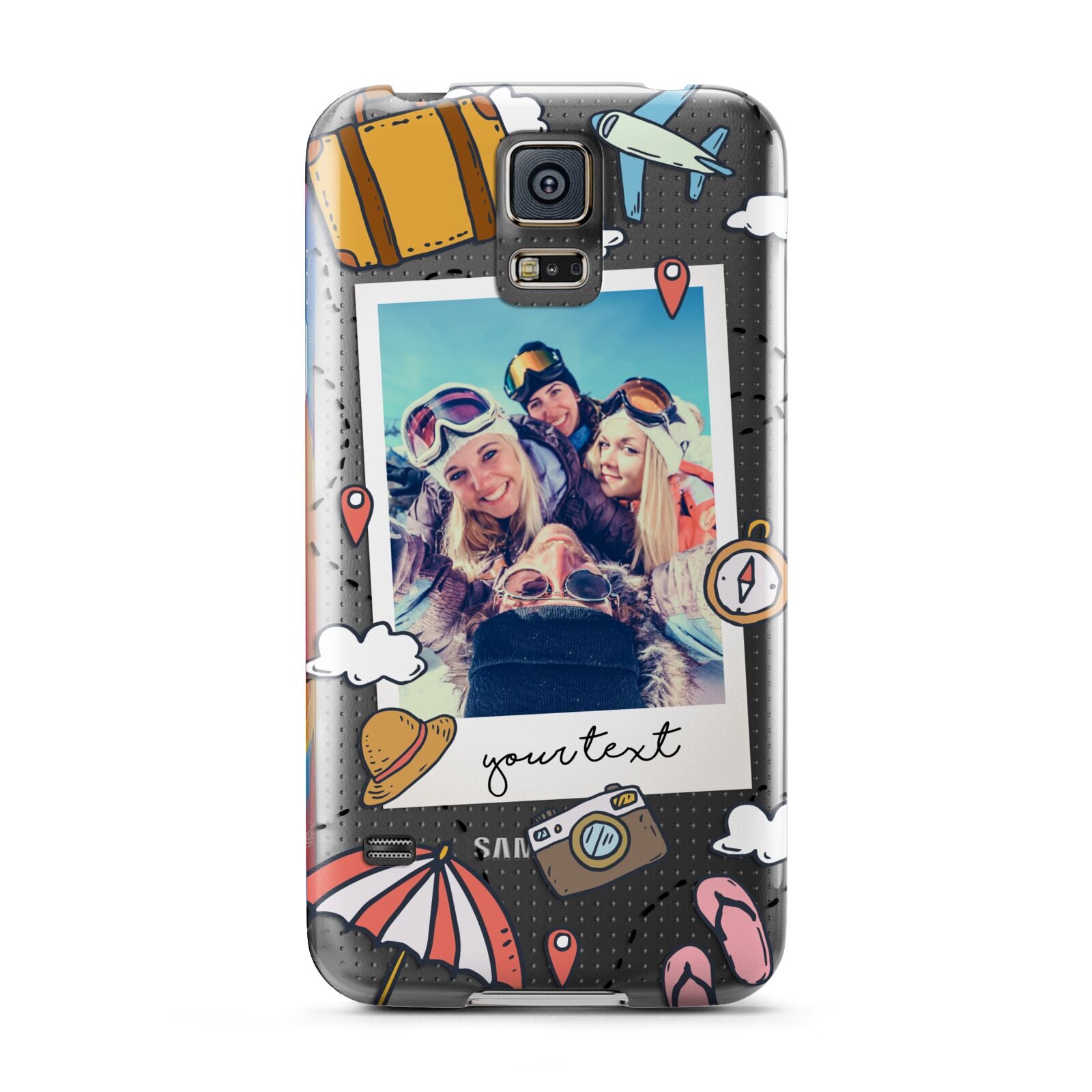 Personalised Photo Holiday Samsung Galaxy S5 Case