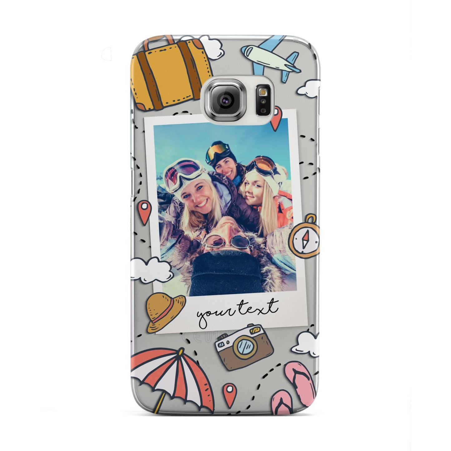 Personalised Photo Holiday Samsung Galaxy S6 Edge Case