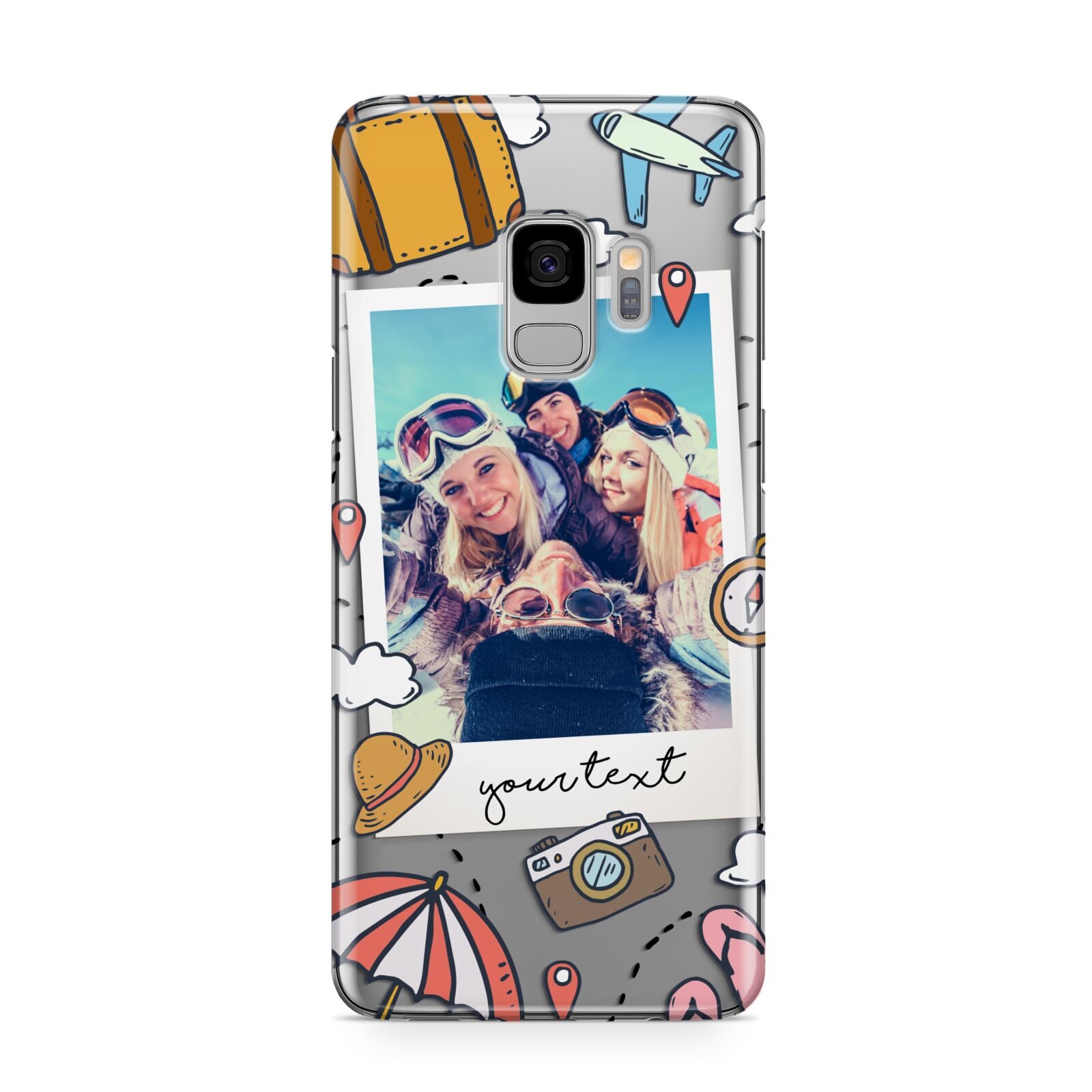 Personalised Photo Holiday Samsung Galaxy S9 Case