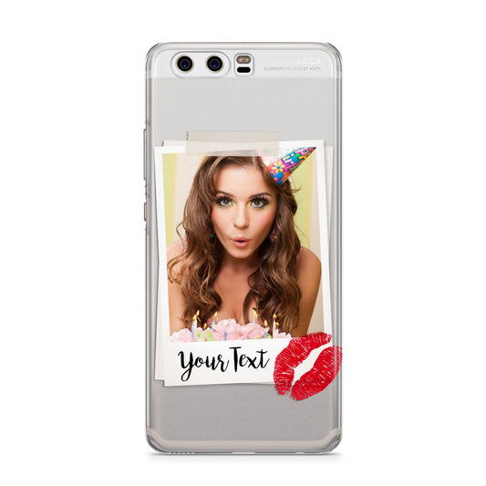 Personalised Photo Kiss Huawei P10 Phone Case