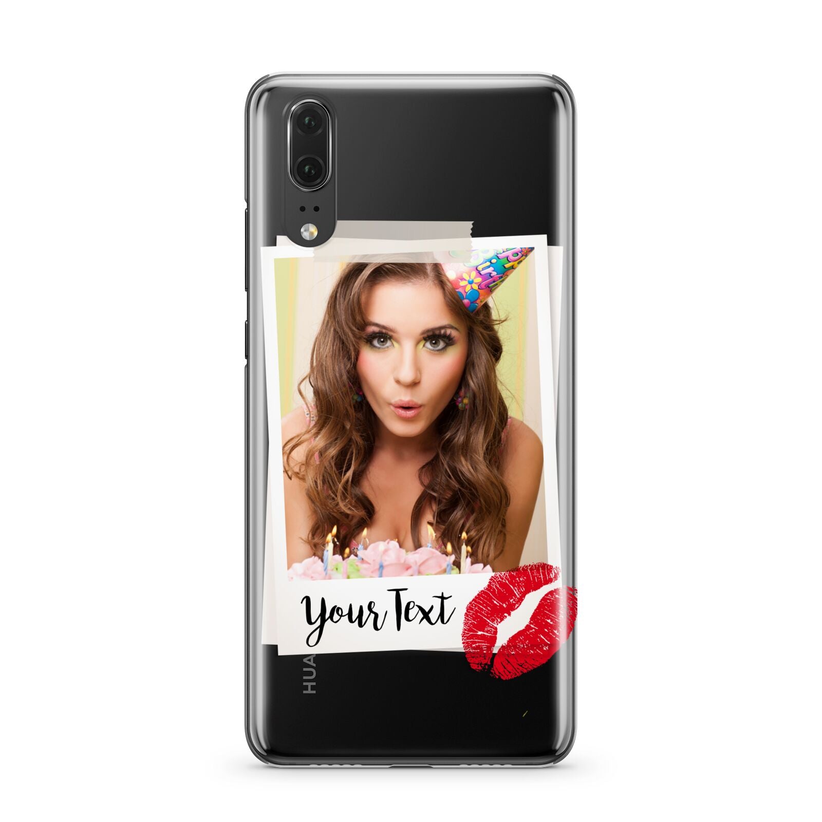 Personalised Photo Kiss Huawei P20 Phone Case