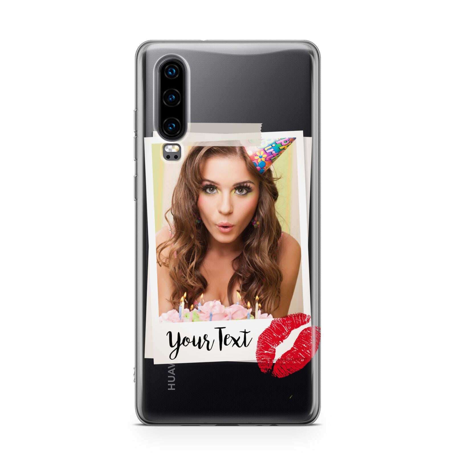 Personalised Photo Kiss Huawei P30 Phone Case