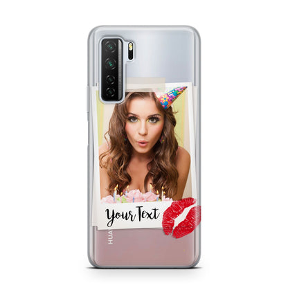 Personalised Photo Kiss Huawei P40 Lite 5G Phone Case