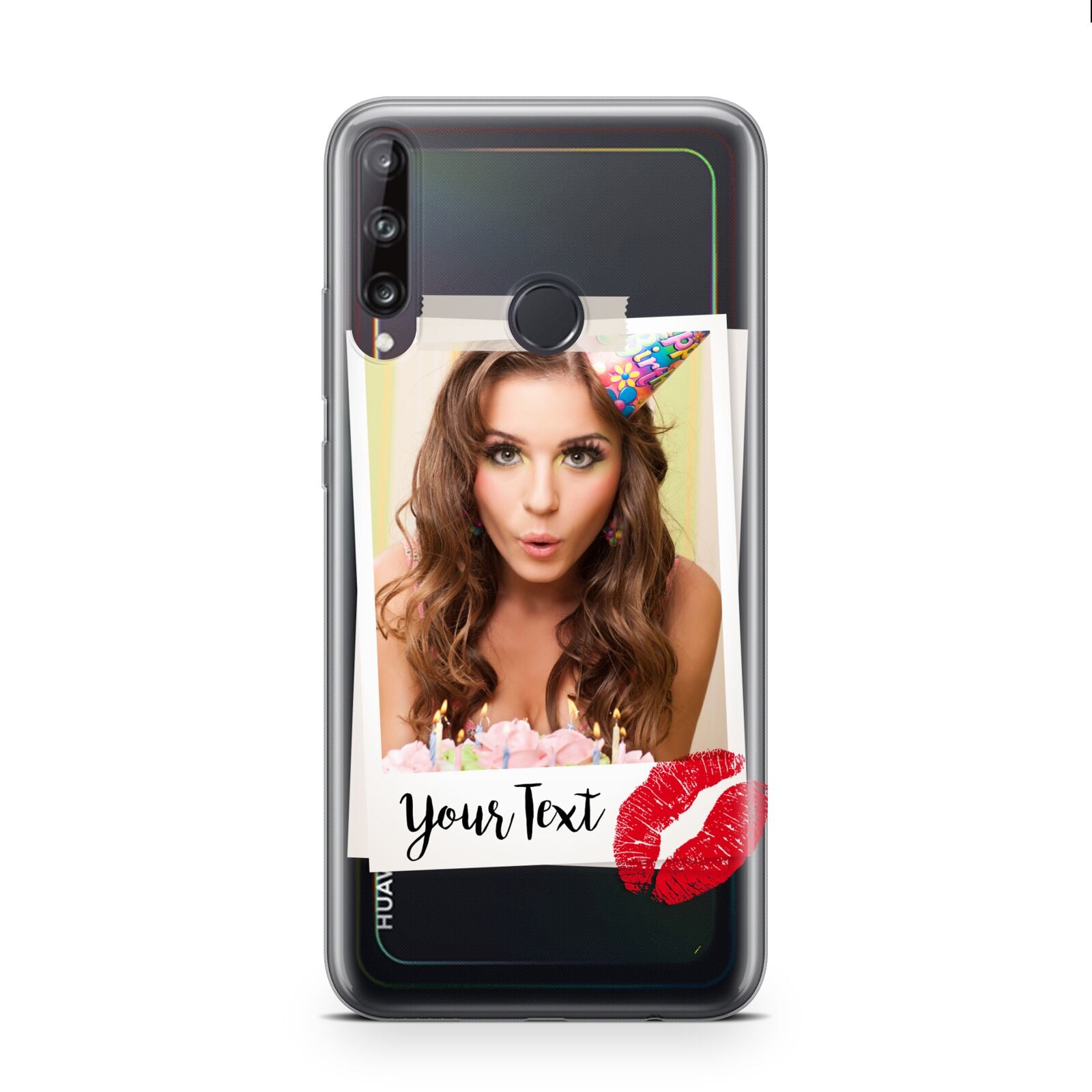 Personalised Photo Kiss Huawei P40 Lite E Phone Case