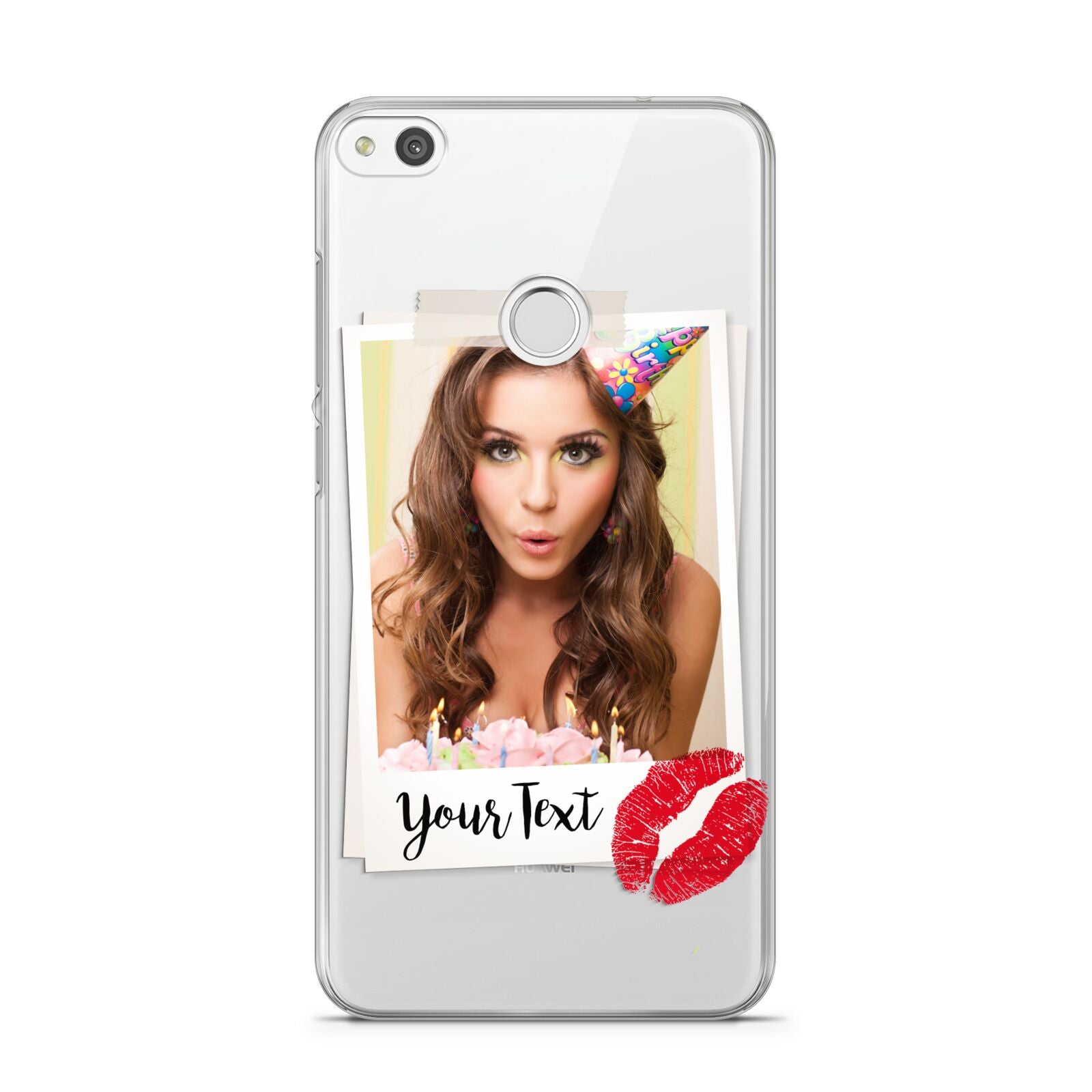 Personalised Photo Kiss Huawei P8 Lite Case