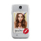 Personalised Photo Kiss Samsung Galaxy S4 Case