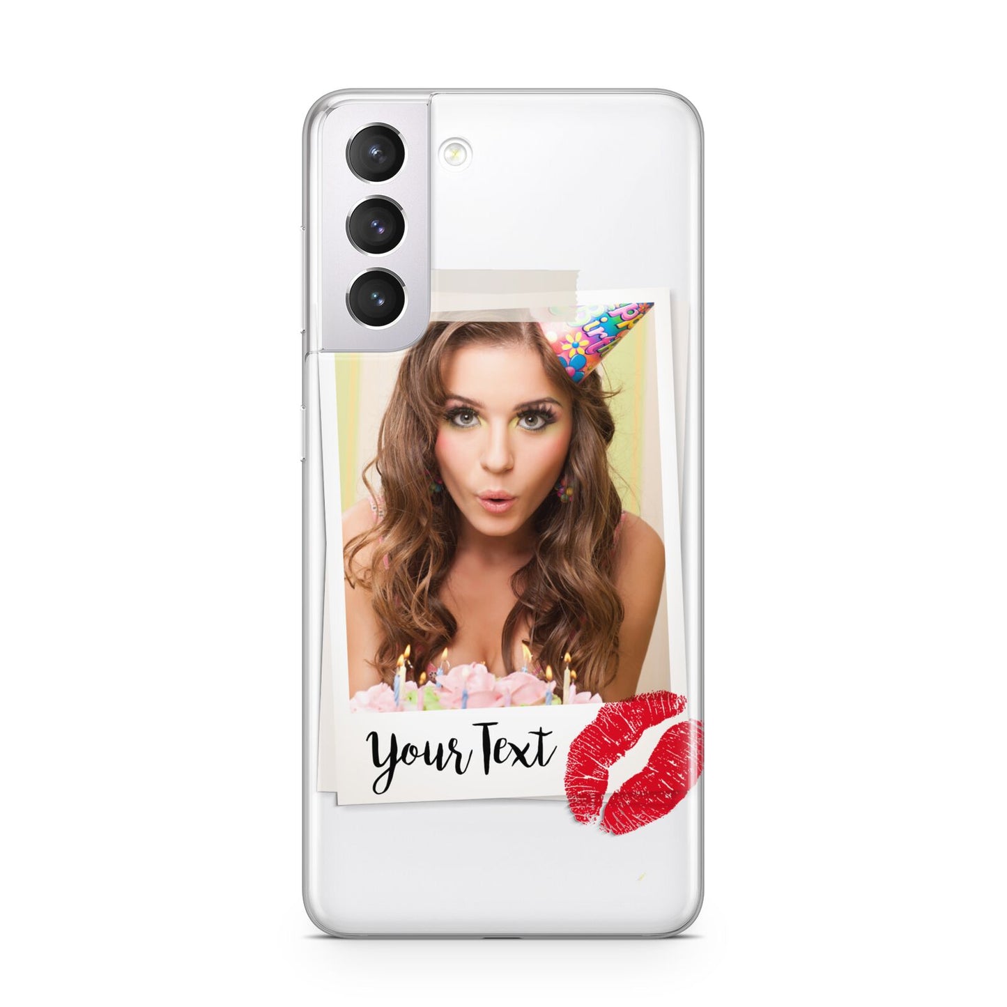 Personalised Photo Kiss Samsung S21 Case