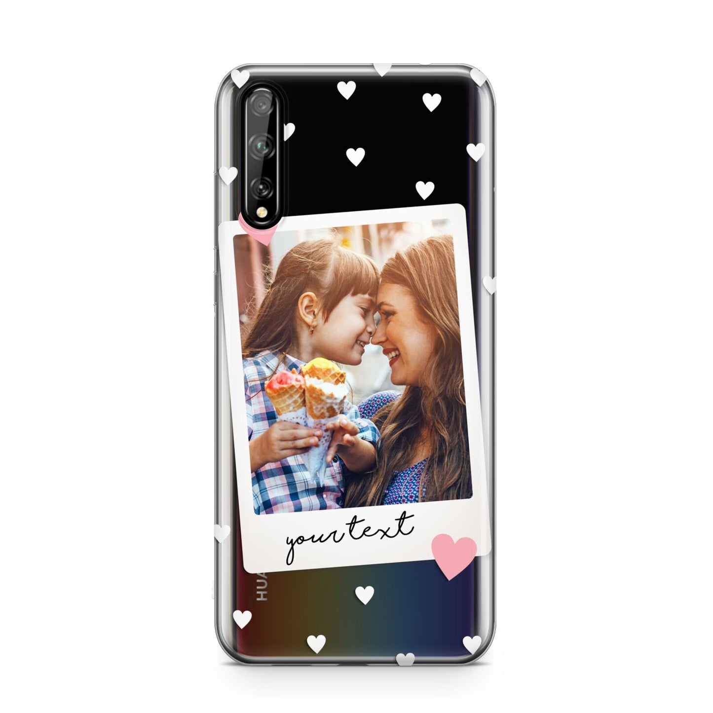 Personalised Photo Love Hearts Huawei Enjoy 10s Phone Case