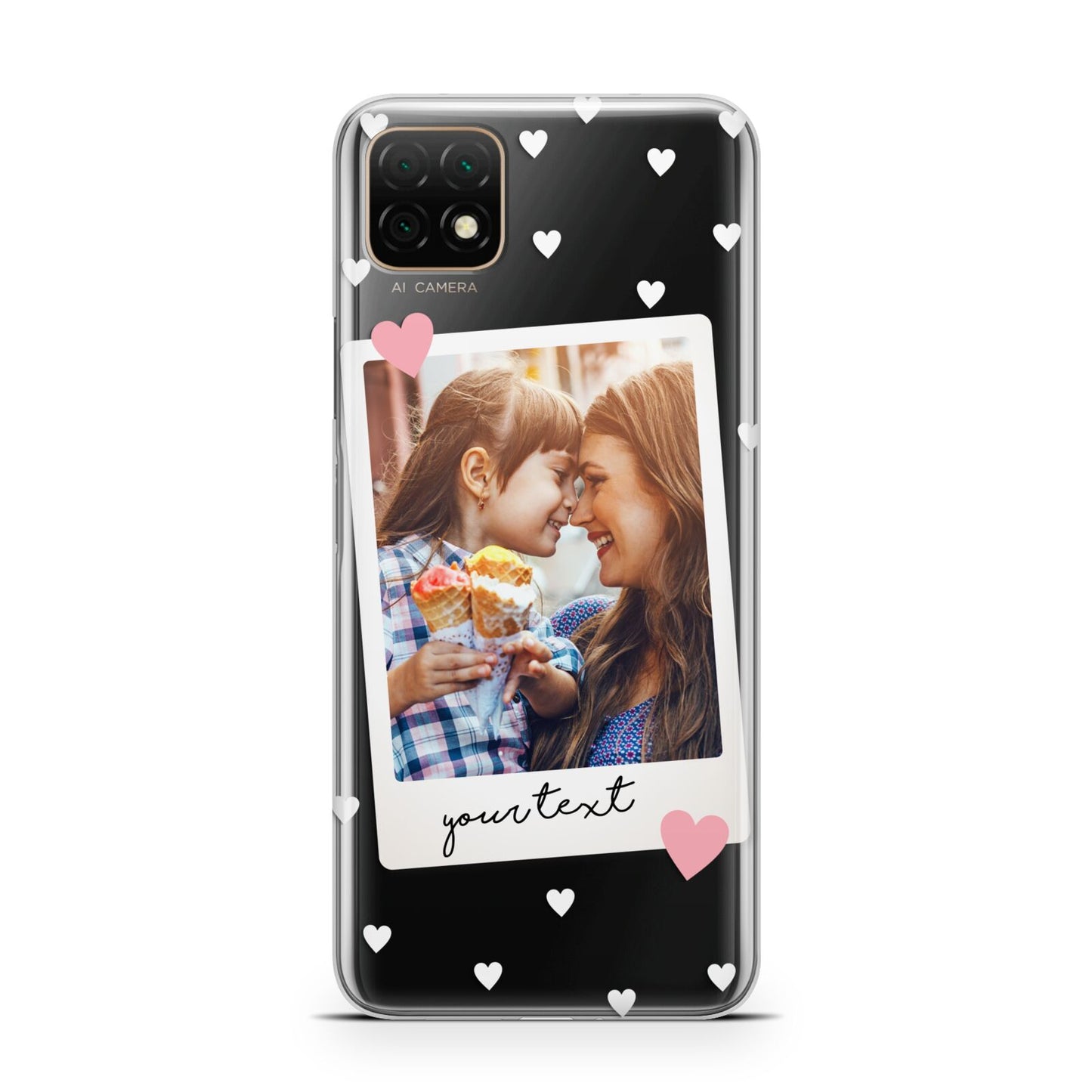 Personalised Photo Love Hearts Huawei Enjoy 20 Phone Case