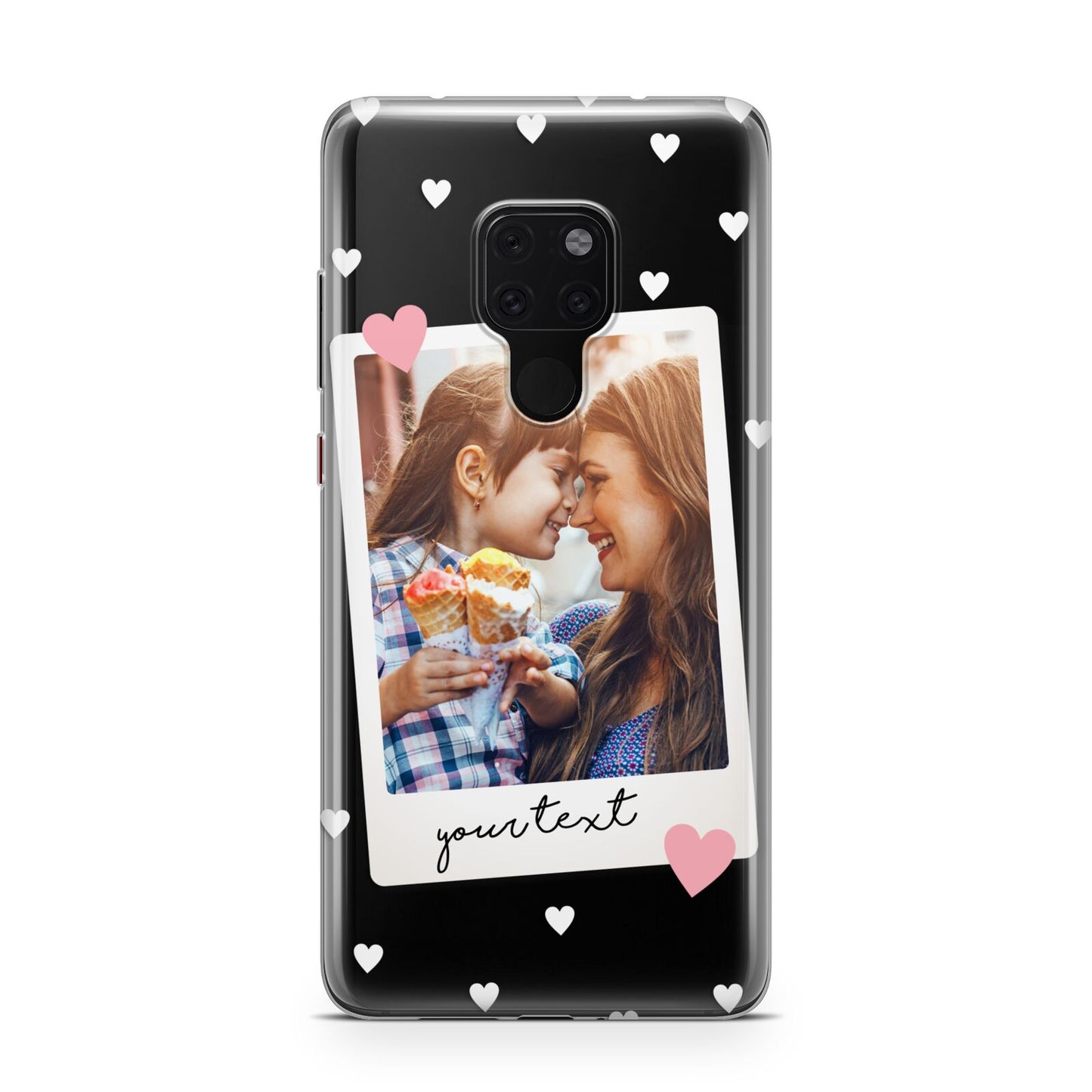 Personalised Photo Love Hearts Huawei Mate 20 Phone Case